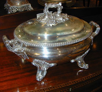 Lot 311 - Louis XV Style Silver Plated Tureen