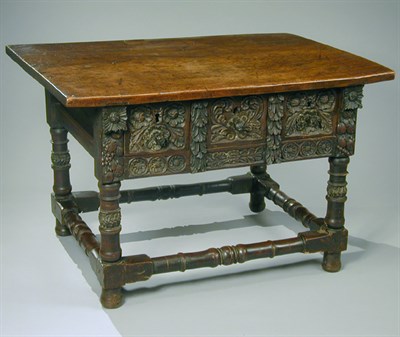 Lot 110 - Spanish Baroque Walnut Table Late 17th/early...