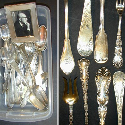 Lot 322 - Miscellaneous Group of Continental Silver and...