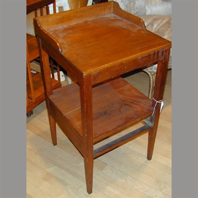 Lot 329 - Georgian Style Pine Two-Tier Side Table
