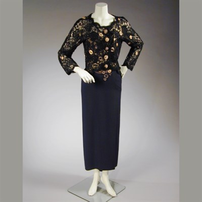 Lot 198 - Geoffrey Beene Evening Gown American, 1980s...