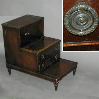 Lot 286 - Georgian Style Leather Inset Mahogany Library...