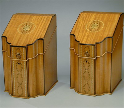 Lot 529 - Pair of George III Style Painted and Ebonized...