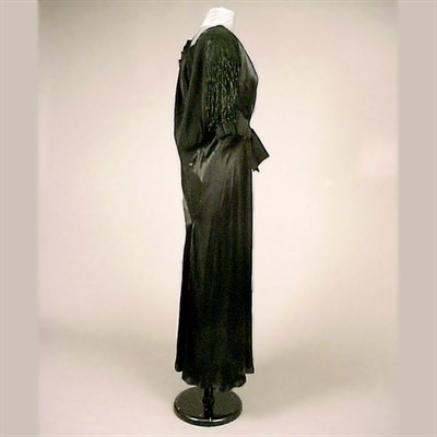 Lot 112 - Patou String Sleeve Dinner Dress French, 1930s...