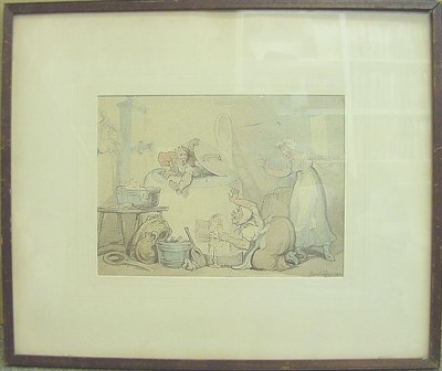 Lot 16 - Thomas Rowlandson MOMENTS FROM A CLEAN GETAWAY...