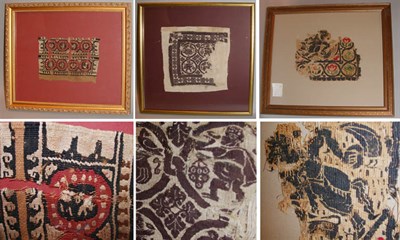 Lot 565 - Group of Three Coptic Textiles Egypt, 5th-8th...