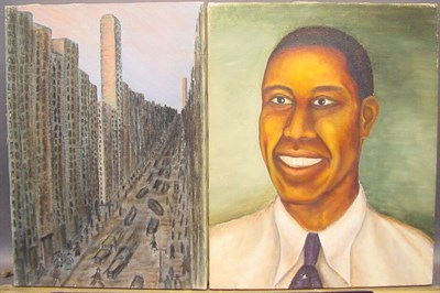 Lot 44 - Miscellaneous Group of Paintings by Abulu...
