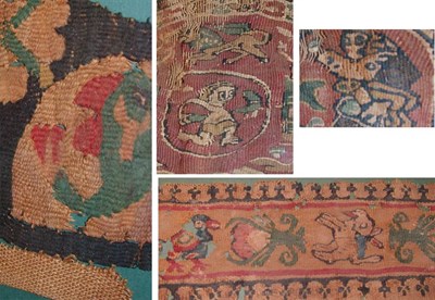 Lot 566 - Group of Four Coptic Textiles Egypt, 5th-8th...