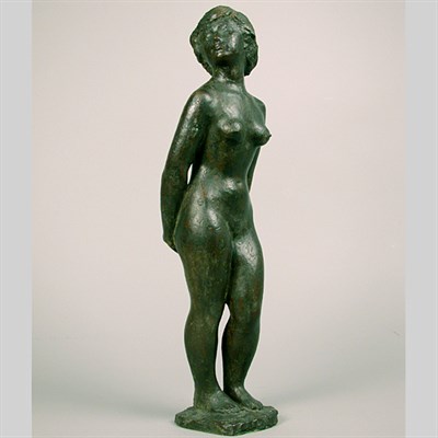 Lot 410 - Bronze Figure of a Standing Nude Female...