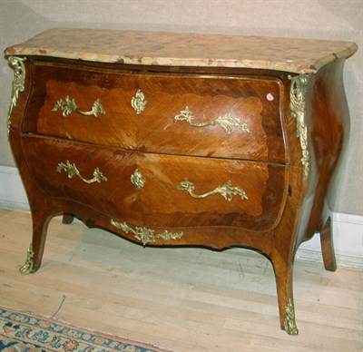 Lot 323 - Louis XV Style Gilt-Bronze Mounted Fruitwood...