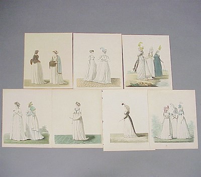 Lot 520 - Group of Seven N. Heidelhoff Fashion...