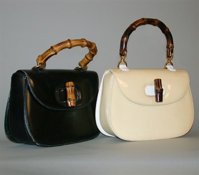 Lot 501 - Two Gucci Bamboo Handle Bags 1960s The first...