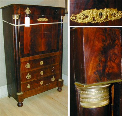 Lot 189 - Empire Gilt-Bronze Mounted Mahogany...