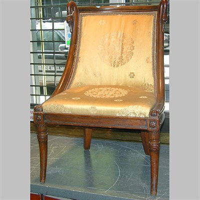 Lot 543 - Empire Mahogany Child's Chair Early 19th...