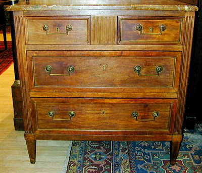 Lot 191 - Neoclassical Style Fruitwood Commode