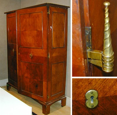 Lot 160 - Continental Neoclassical Mahogany Armoire