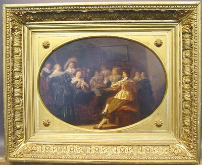 Lot 71 - Circle of Pieter Codde MUSICAL PARTY Oil on...