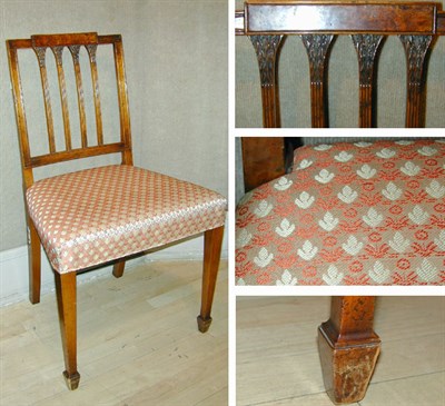 Lot 403 - Set of Four George III Style Upholstered...