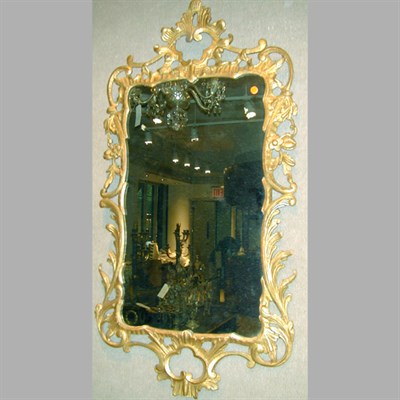 Lot 446 - Georgian Style Gilt Carved Wood Mirror