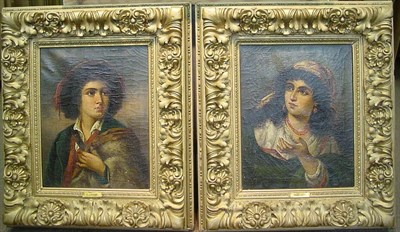 Lot 10 - F. Chiodi Italian, 19th century PORTRAIT OF A...