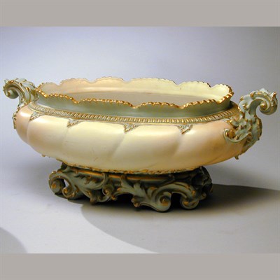 Lot 508 - Royal Worcester Porcelain Bowl Of oval form,...