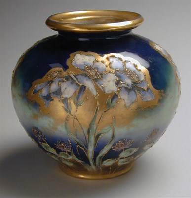 Lot 91 - Teplitz Porcelain Vase Of ovoid form,...