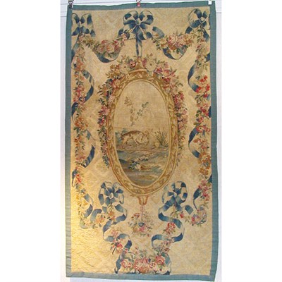 Lot 583 - Aubusson Tapestry Panel France, late 18th...
