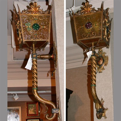 Lot 464 - Pair of Renaissance Revival Gilt-Metal and...