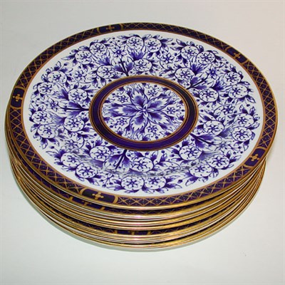 Lot 327 - Set of Ten Royal Crown Derby Porcelain Dessert...