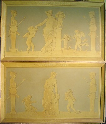 Lot 83 - Pair of Framed Decorative French Paintings...