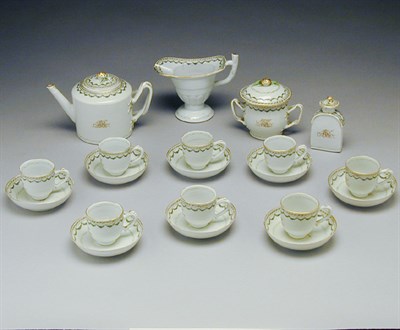 Lot 203 - Chinese Export Porcelain Miniature Tea Service...