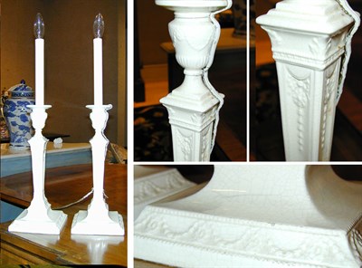 Lot 169 - Pair of Neoclassical Style Porcelain...