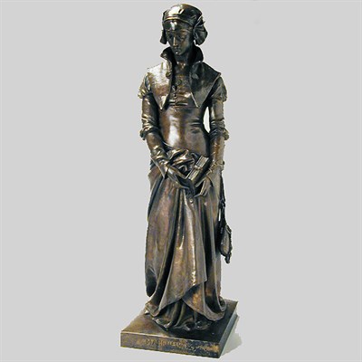 Lot 247 - Bronze Sculpture Marguerite Eugene Aizelin...