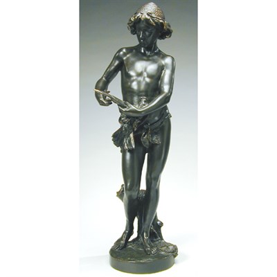 Lot 194 - Bronze Sculpture of a Boy Gregorie The...