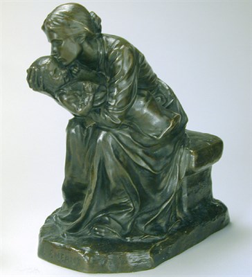 Lot 177 - Bronze Group of a Mother and Child Roger-Boch...