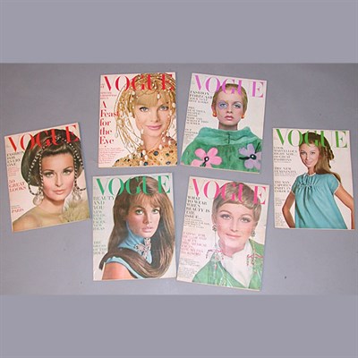 Lot 534 - Large Group of Vogue Magazines 1960-1969...