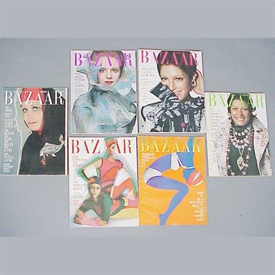 Lot 536 - Group of Harper's Bazaar Magazines 1959-1971...