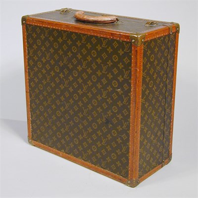 Lot 598 - Louis Vuitton Square Suitcase 1930s/40s...