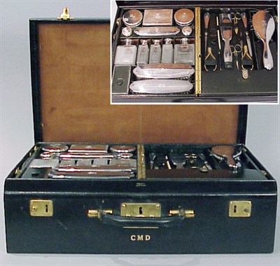 Lot 595 - Cartier Custom Dressing Case Early 20th...