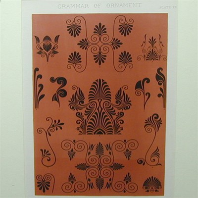 Lot 88 - Owen Jones GREEK NO. 6 Color lithograph, from...