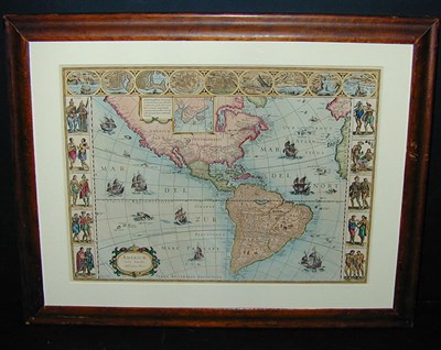 Lot 92 - After Willem Blaeu AMERICAE NOVA TABULA...