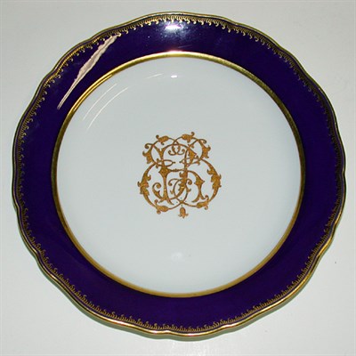 Lot 197 - Set of Twelve Meissen Porcelain Dessert Plates...