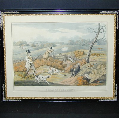 Lot 72 - After Henry Alken PARTRIDGE SHOOTING; PHEASANT...