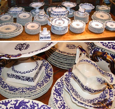 Lot 266 - Staffordshire Stoneware Dinner Service...