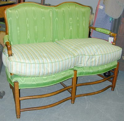 Lot 278 - Provincial Louis XVI Style Upholstered...