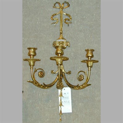 Lot 281 - Pair of Neoclassical Style Gilt-Metal...