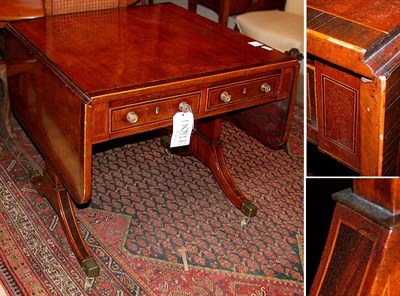 Lot 306 - Regency Inlaid Mahogany Sofa Table