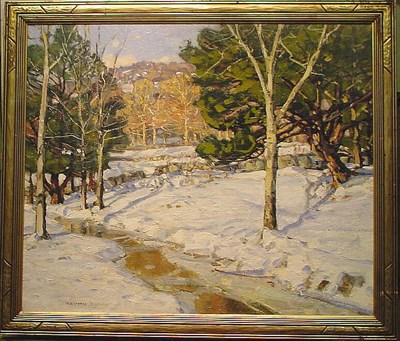Lot 56 - George Gardner Symons 1863-1930 EARLY SNOW...