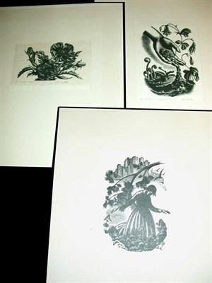Lot 282 - Clare Leighton ORIENTAL POPPIES; VEGETABLE...