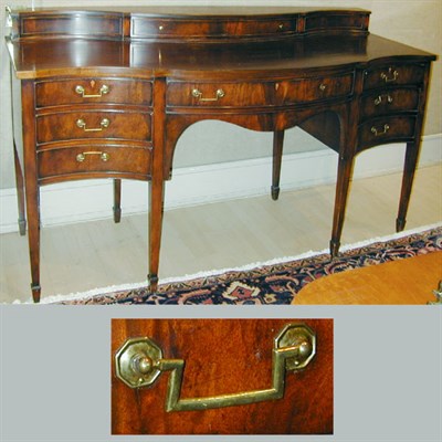 Lot 355 - George III Style Inlaid Mahogany...